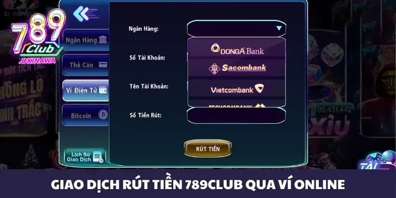 Các bước để rút tiền về tài khoản