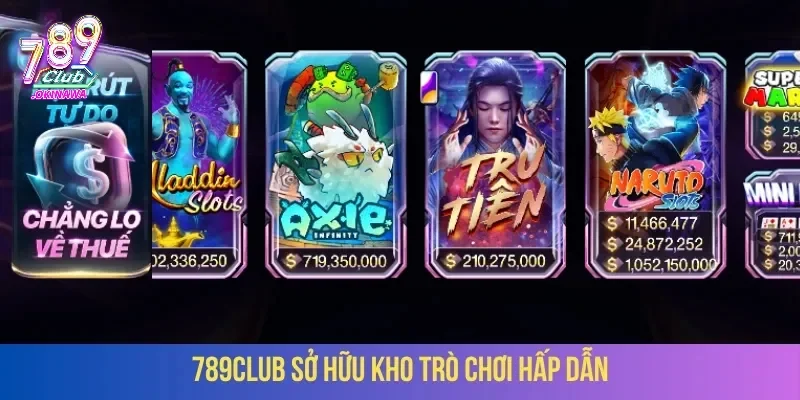 Đa dạng các sảnh game online hấp dẫn
